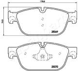 Передние тормозные колодки Japanparts PA-0620AF для Citroen C6 1 пок.