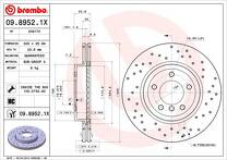 Тормозной диск Brembo Xtra Line 09.8952.1X для BMW 3 серии E46 / кабриолет