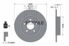 Тормозной диск Textar 92254903 для Infiniti QX30 1 пок.
