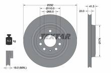 Тормозной диск Textar 92118403 для Opel Vectra C / универсал / рестайлинг