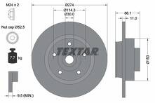 Тормозной диск Textar  92232603