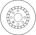 Тормозной диск TRW  DF1625