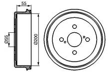 Задние тормозные барабаны Bosch 0 986 477 090 0 986 477 090