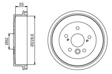 Задние тормозные барабаны Bosch 0 986 477 168