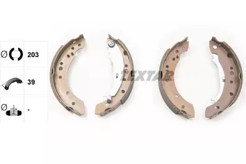 Textar 91068800 <span>тормозные колодки задние</span>