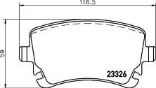 Задние тормозные колодки Brembo  P 85 143