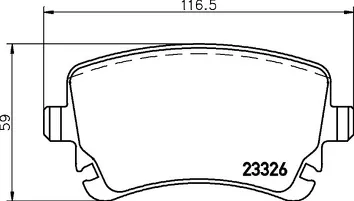 Brembo P 85 143 <span>тормозные колодки задние</span>