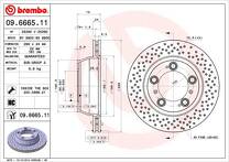 Тормозной диск Brembo Prime Line 09.6665.11 для Porsche 911 996 купе