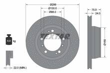 Тормозной диск Textar 92100107 для Porsche 911 996 купе