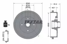 Задний тормозной барабан Textar 94006700