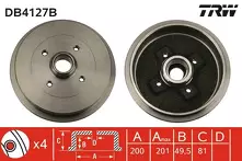 Задний тормозной барабан TRW DB4127B