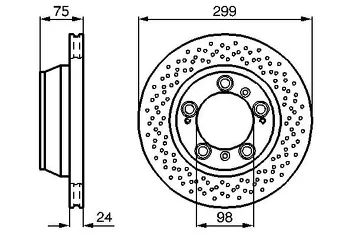 Bosch 0 986 478 592 <span>тормозной диск вентилируемый</span>