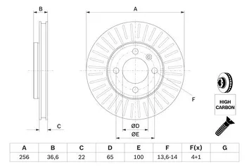 Bosch 0 986 479 776 <span>тормозной диск вентилируемый</span>