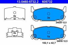 Задние тормозные колодки ATE 13.0460-5732.2 для Mazda MX-5 2 пок.