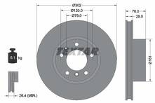 Тормозной диск Textar 92042400 для BMW 5 серии E34