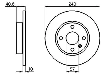 Bosch 0 986 478 731 <span>тормозной диск полный</span>