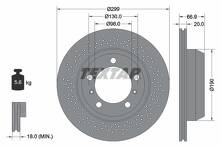 Тормозной диск Textar 92165303 для Porsche Boxster 982 / кабриолет