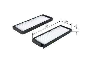 Bosch 1 987 431 176 <span>салонный фильтр пылевой</span>