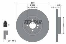 Тормозной диск Textar 92255003 92255003