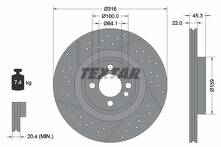 Тормозной диск Textar 92279105 92279105
