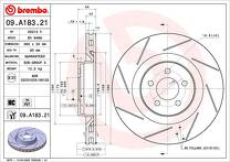 Тормозной диск Brembo 09.A183.21 для Chrysler 300C 1 пок. / седан