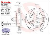 Тормозной диск Brembo Prime Line 09.C181.11 для Lexus RC 1 пок.