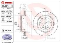 Тормозной диск Brembo Prime Line  09.9914.11