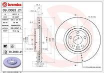 Тормозной диск Brembo Prime Line  09.D063.21