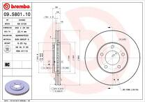 Тормозной диск Brembo Prime Line 09.5801.10 для Dodge Grand Caravan 3 пок.