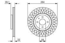 Тормозной диск Bosch 0 986 479 907 для Fiat Multipla 1 пок.