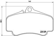 Передние тормозные колодки Brembo P 65 011 для Porsche 911 997 кабриолет / рестайлинг