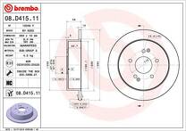 Тормозной диск Brembo Prime Line 08.D415.11 для SsangYong Tivoli 1 пок.