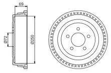 Задние тормозные барабаны Bosch 0 986 477 185