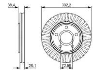 Тормозной диск Bosch 0 986 479 046 для Dodge Grand Caravan 5 пок.