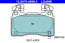 Передние тормозные колодки ATE Ceramic 13.0470-4898.2 для Chevrolet Camaro 6 пок.