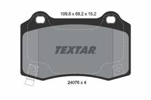 Задние тормозные колодки Textar Q+ 2407601 для Dodge Charger 7 пок. / рестайлинг