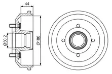 Задние тормозные барабаны Bosch 0 986 477 269
