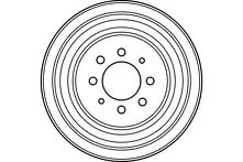 Задний тормозной барабан TRW DB4072