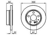 Тормозной диск Bosch 0 986 478 566 для Mercedes-Benz S-Class W220 / рестайлинг