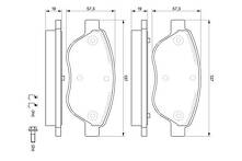 Передние тормозные колодки Bosch  0 986 494 074