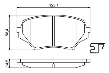 Bosch 0 986 494 188 <span>тормозные колодки передние/задние</span>