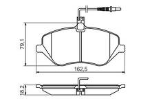 Передние тормозные колодки Bosch 0 986 494 484 для Citroen C6 1 пок.