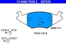 Передние тормозные колодки ATE  13.0460-7030.2