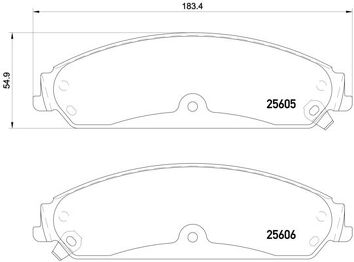 Brembo P 23 149 <span>тормозные колодки передние</span>