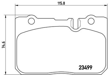 Brembo P 83 039 <span>тормозные колодки передние</span>