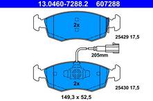 Передние тормозные колодки ATE 13.0460-7288.2 для Fiat 500 312