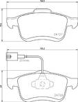 Передние тормозные колодки Brembo P 23 163 для Opel Combo D / Tour