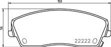 Передние тормозные колодки Brembo P 11 041 для Dodge Charger 7 пок. / рестайлинг