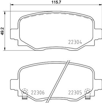 Brembo Xtra Line P 23 177X <span>тормозные колодки задние</span>