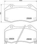 Передние тормозные колодки Brembo P 23 182 для Mazda MX-5 4 пок.